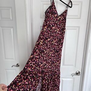 Floral Button-front Sundress